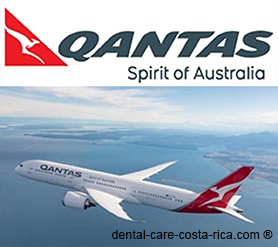 qantas airlines dental care costa rica